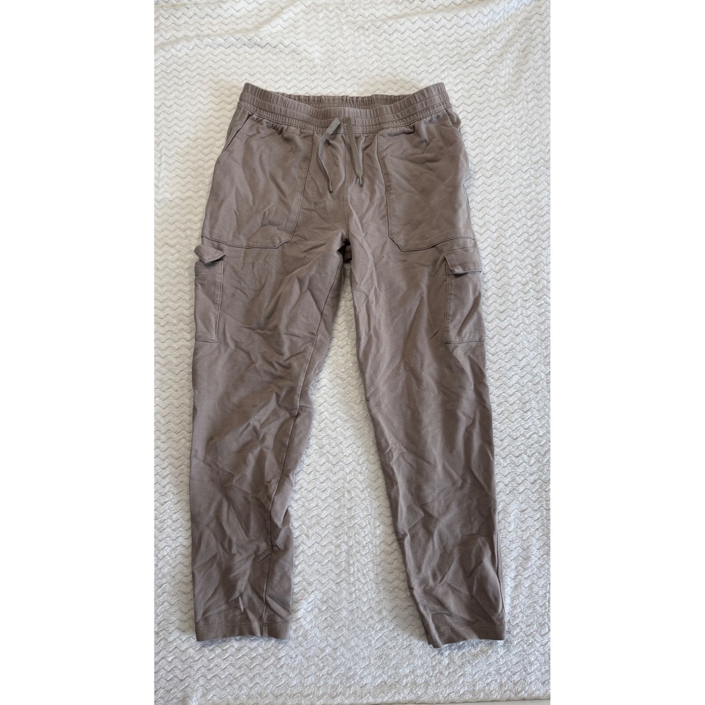 Patagonia Organic Cotton Cargo Jogger Pants Taupe Brown Womens Small 4442